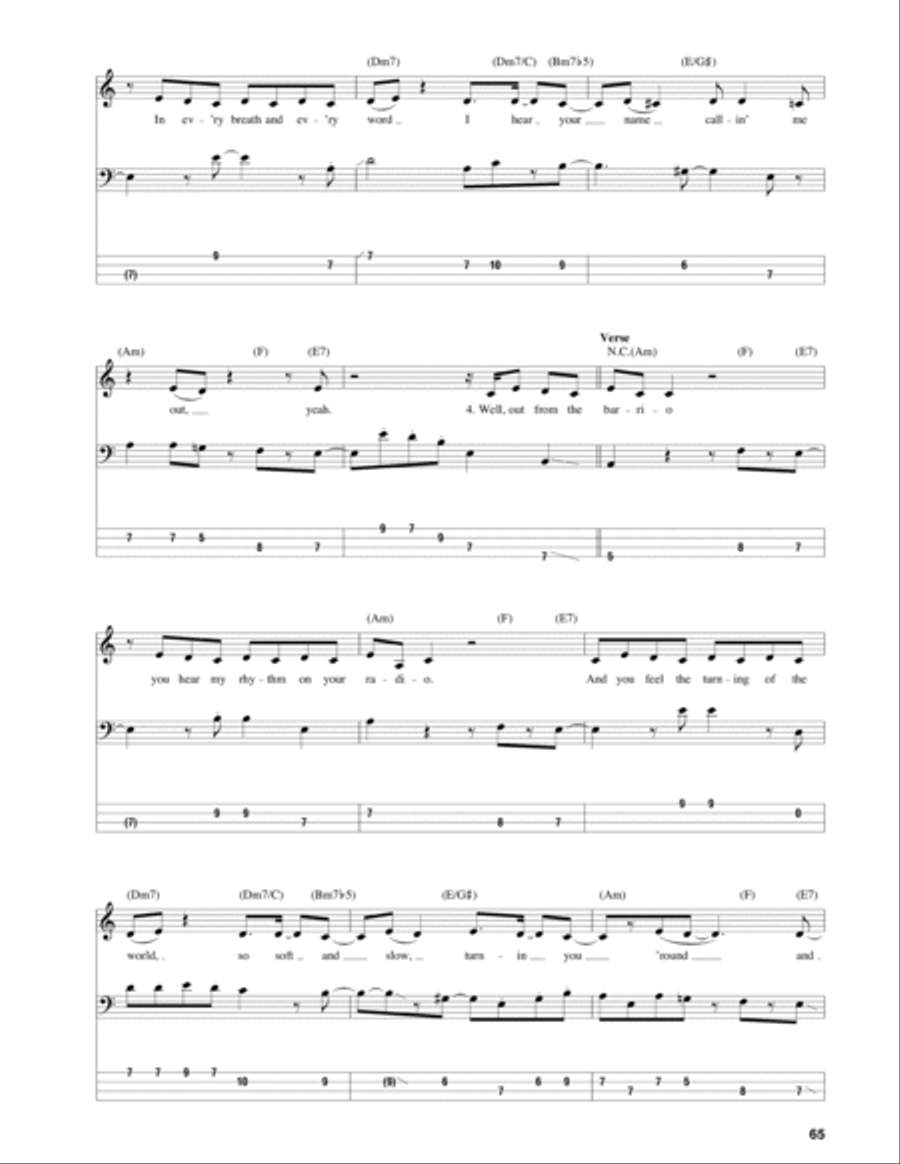 Smooth (feat. Rob Thomas) Guitar Tablature scores gallery preview page 5