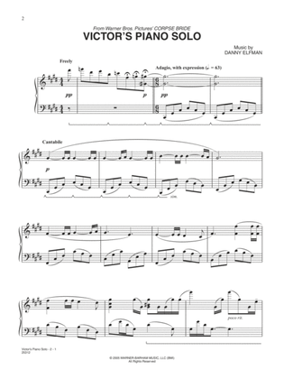 Victor's Piano Solo (from Corpse Bride)
