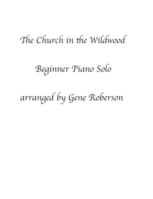 The Church in the Wildwood EZ Piano Solo