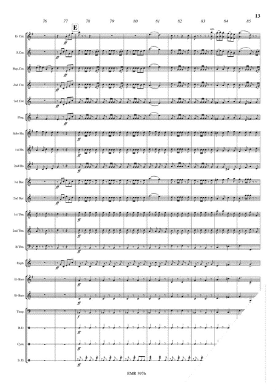 Light Cavalry Light Cavalry Brass Band scores gallery preview page 14
