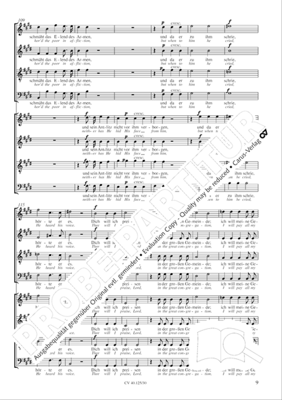 My God, where hast Thou me forsaken? 4-Part scores gallery preview page 10