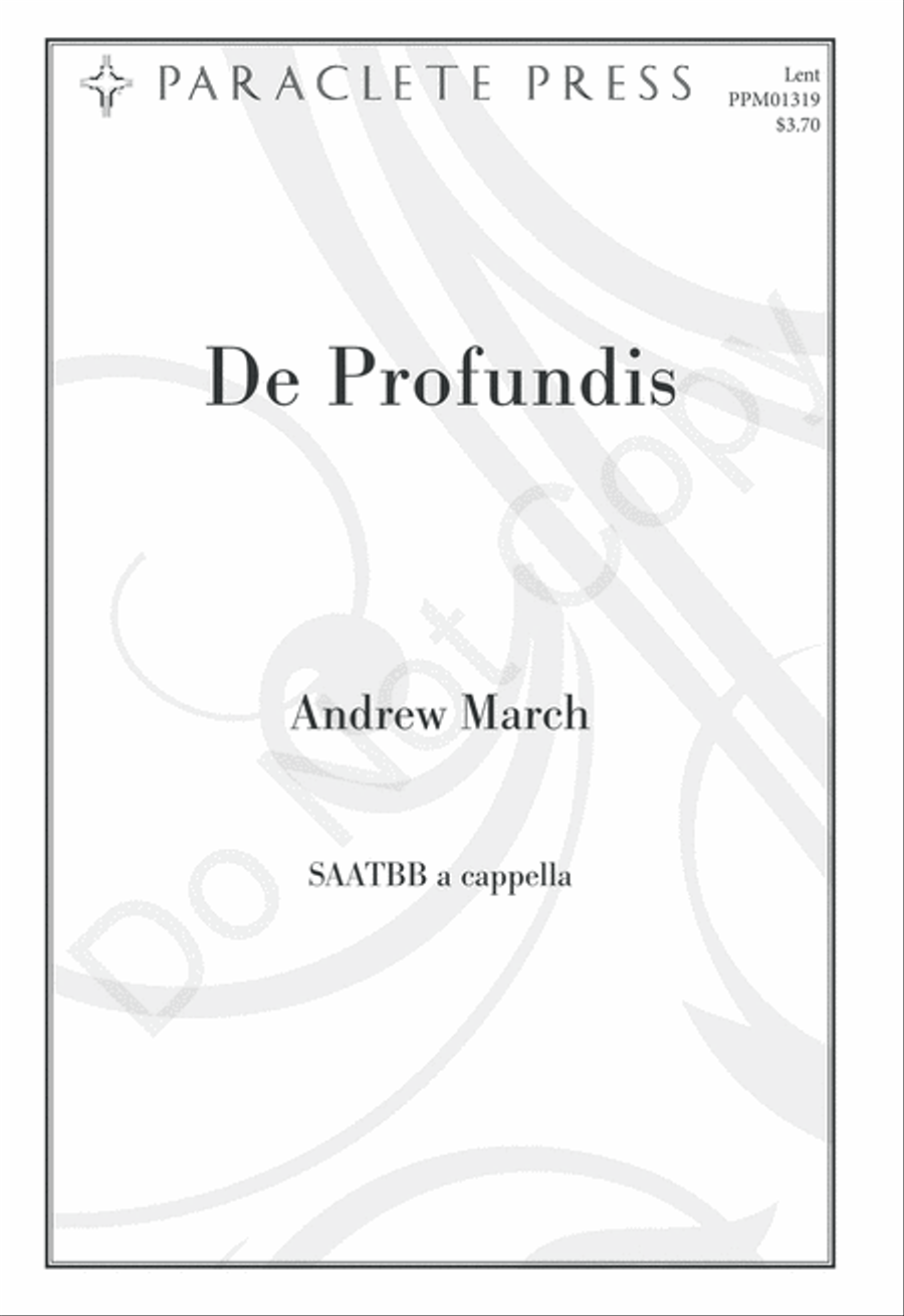 De Profundis A Cappella scores gallery preview page 2