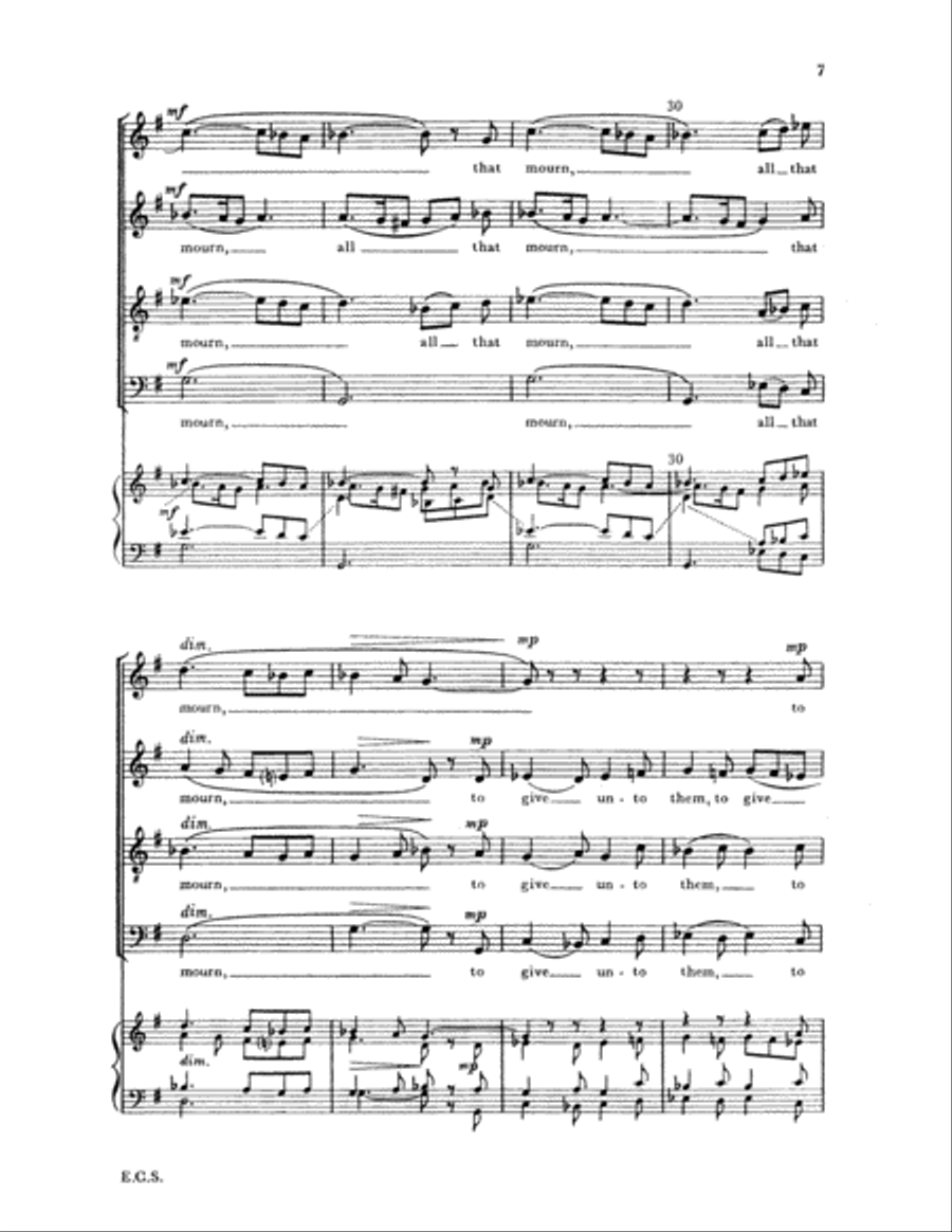 Good Tidings to the Meek 4-Part scores gallery preview page 6