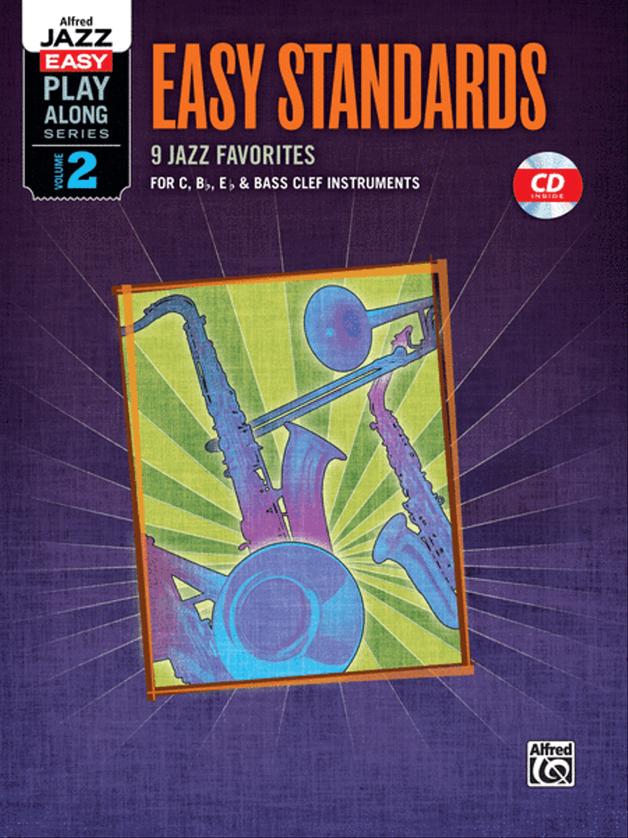 Alfred Jazz Easy Play-Along -- Easy Standards, Volume 2 Flexible/Adaptable scores gallery preview page 1