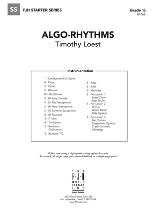 Algo-Rhythms: Score