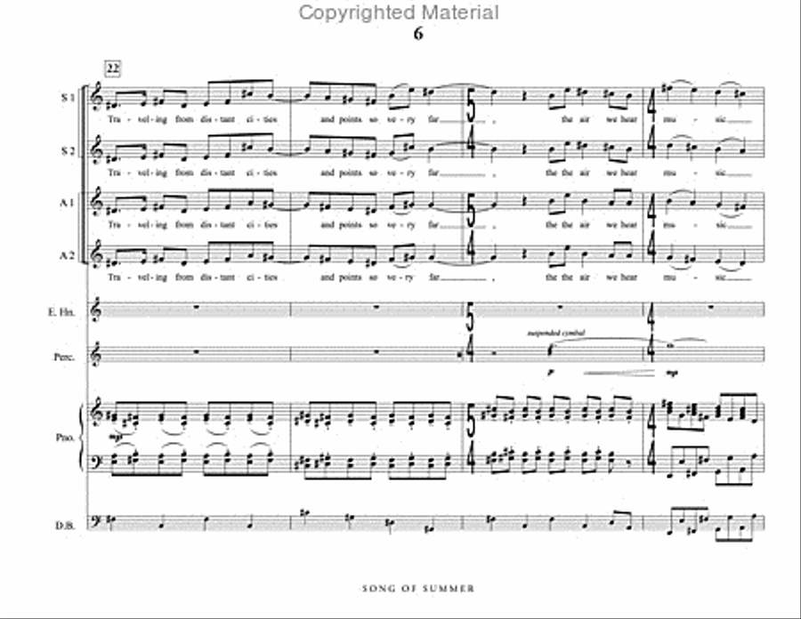 Song of Summer Song of Summer SSAA scores gallery preview page 7