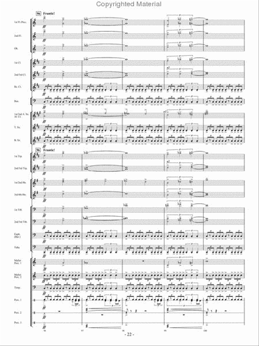 From the Eye of the Storm Concert Band scores gallery preview page 21