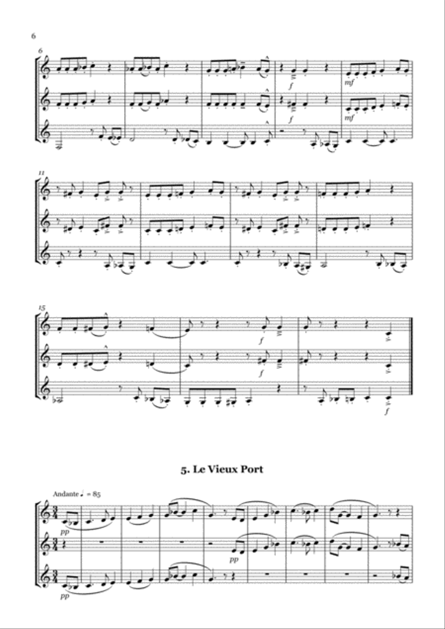 Five Allsorts for Three Horns Small Ensemble scores gallery preview page 6