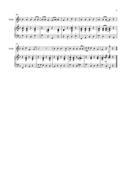 Jingle Bells (Jazzy Style!) for Euphonium and Piano image number null
