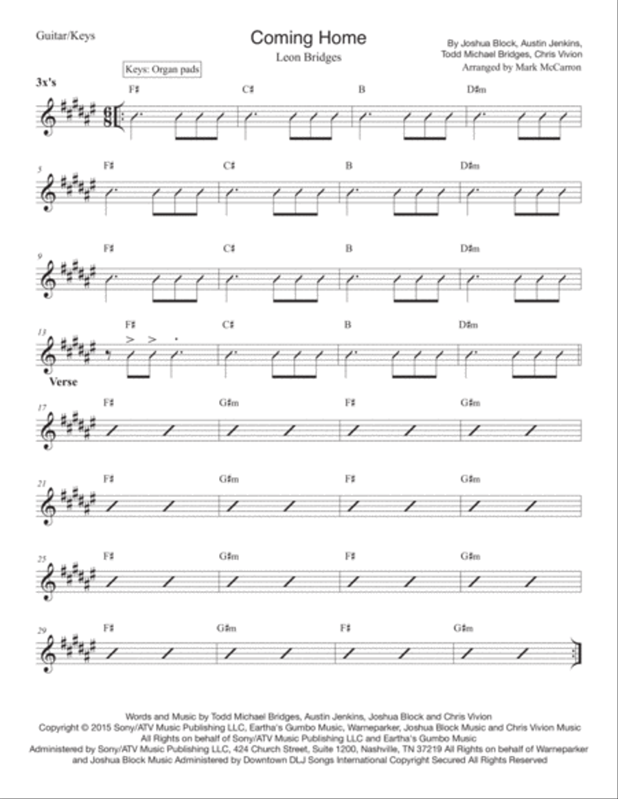 Coming Home Small Ensemble scores gallery preview page 2