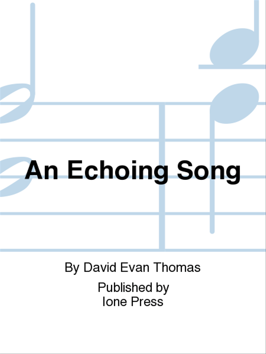 An Echoing Song 4-Part scores gallery preview page 1
