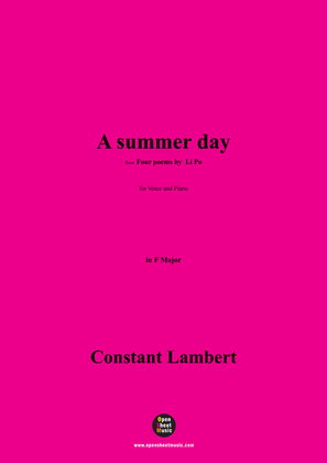 C. Lambert-A summer day,in F Major