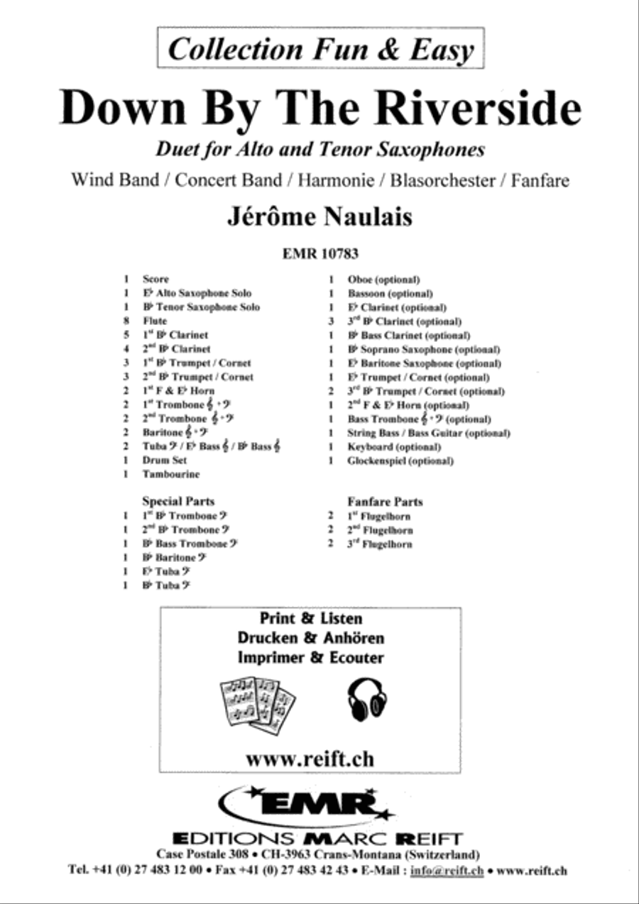 Down By The Riverside Concert Band scores gallery preview page 2