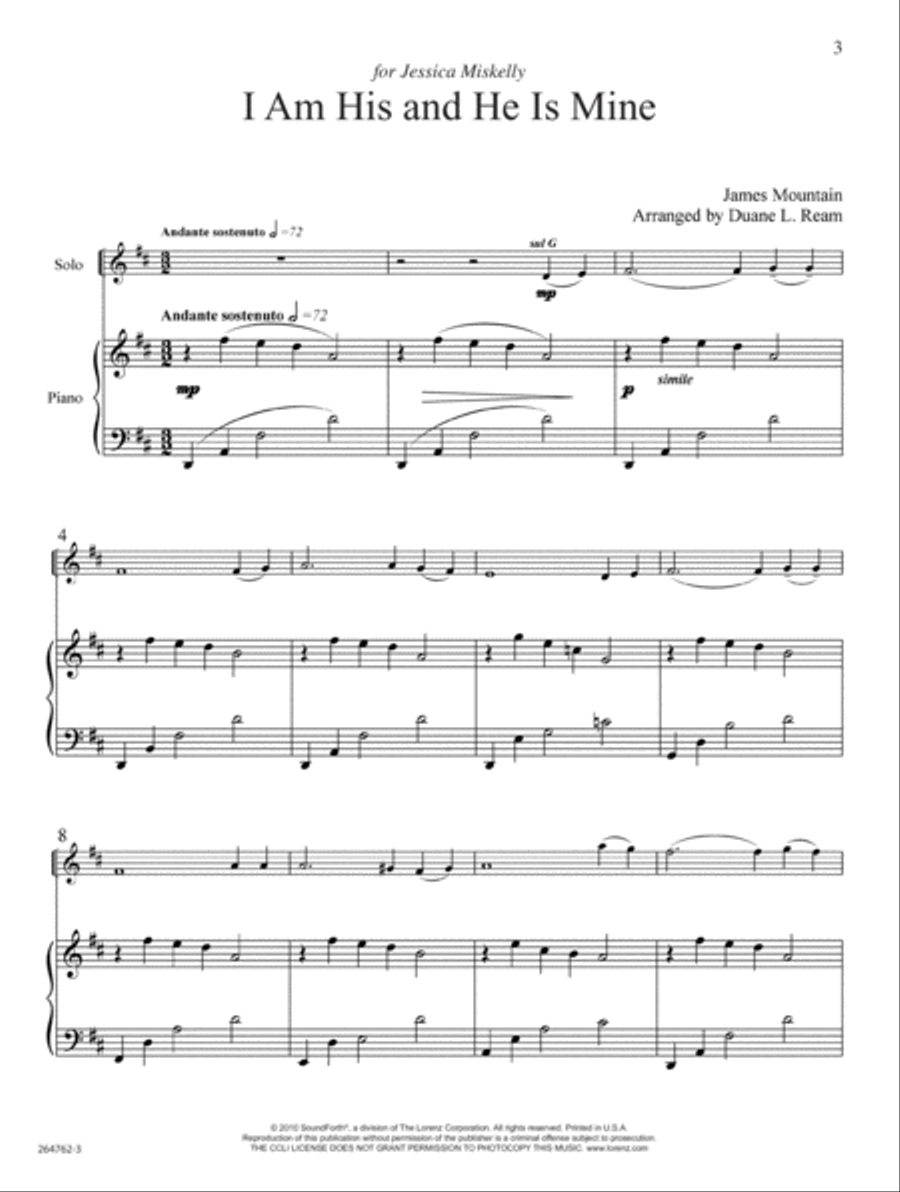 More Love to Thee Violin Solo scores gallery preview page 2