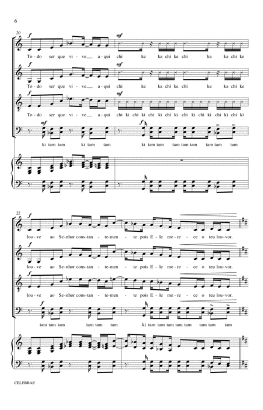 Celebrai 4-Part scores gallery preview page 6