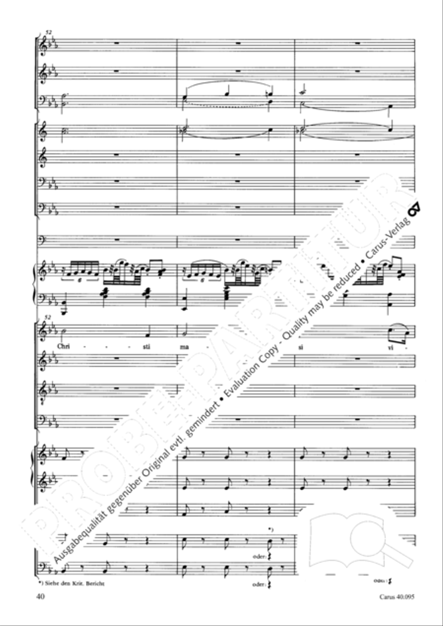 The Seven Words (Die Sieben Worte) 4-Part scores gallery preview page 55