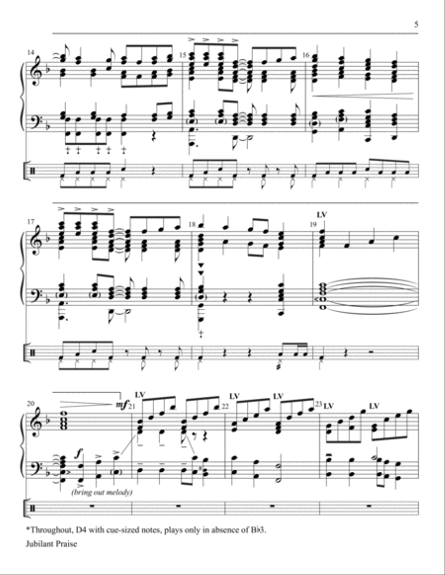 Jubilant Praise 5-Octaves scores gallery preview page 5