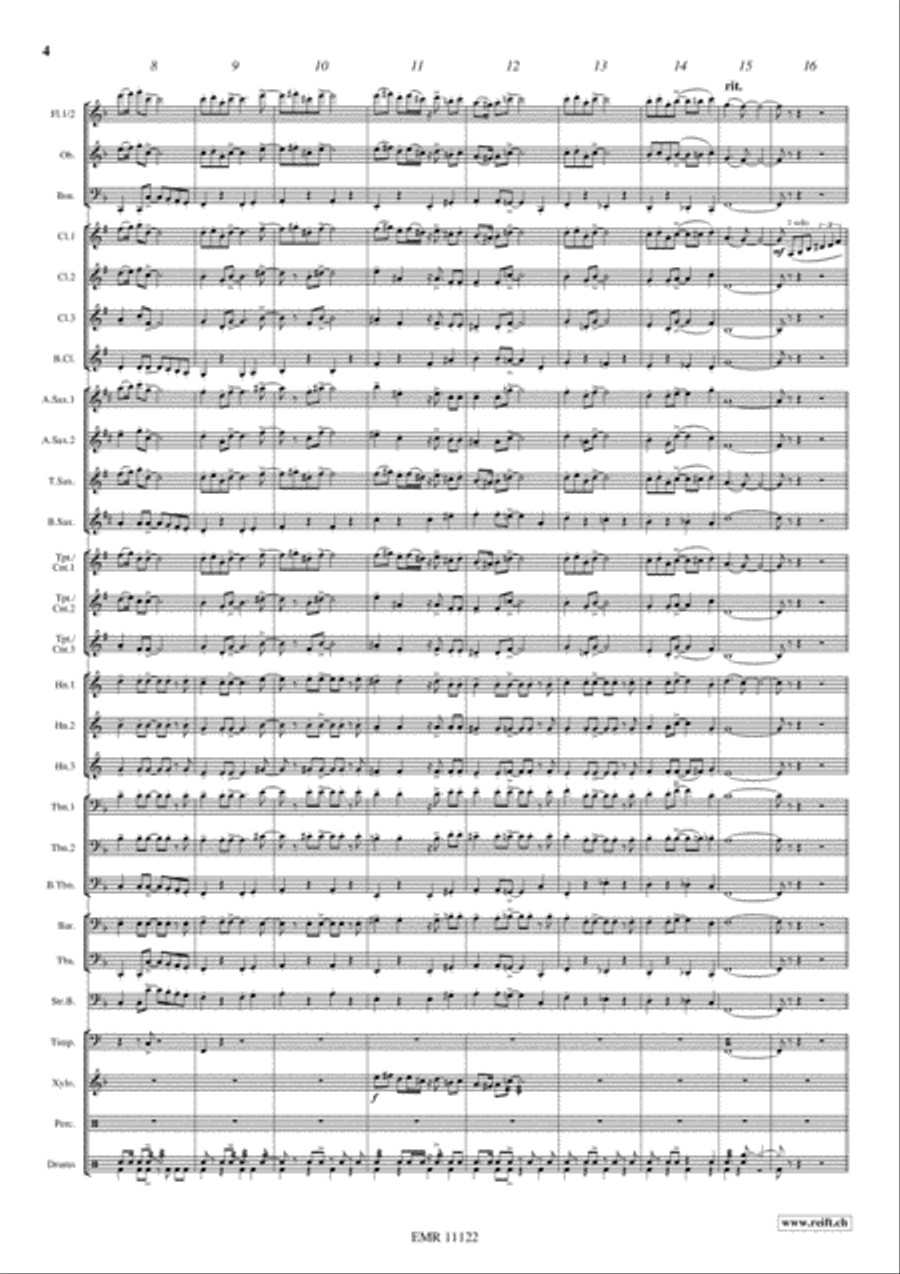 Tom And Jerry Concert Band scores gallery preview page 5