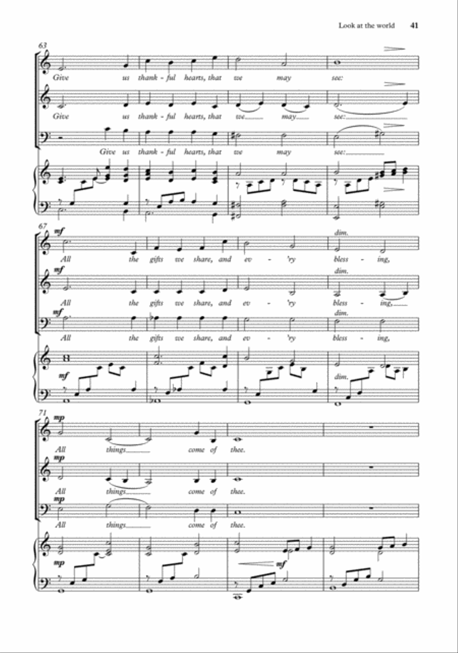 John Rutter Anthems for SA Men SA scores gallery preview page 39