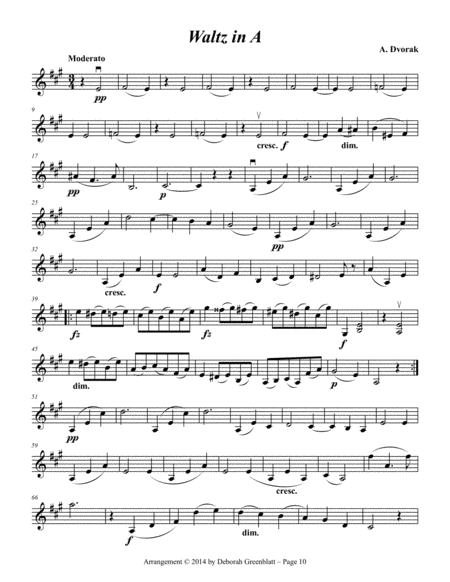 Classic Waltz Trios for Strings - Violin B