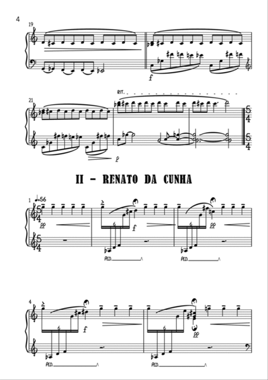 Jardim Guarujá Piano Solo scores gallery preview page 4