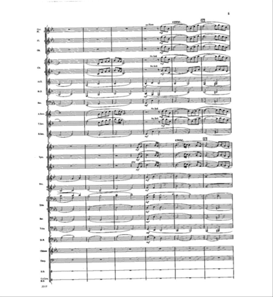 Fanfare and Ceremony Fanfare and Ceremony Concert Band scores gallery preview page 4