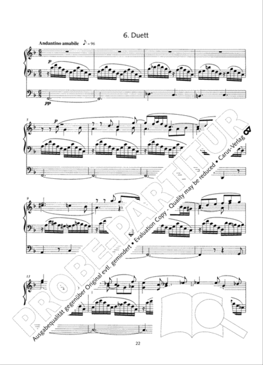 Zwolf Charakterstucke op. 156 Organ Solo scores gallery preview page 23
