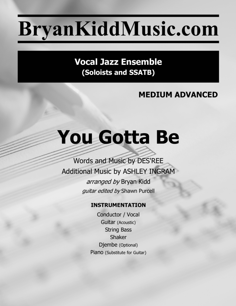 You Gotta Be You Gotta Be Divisi scores gallery preview page 1
