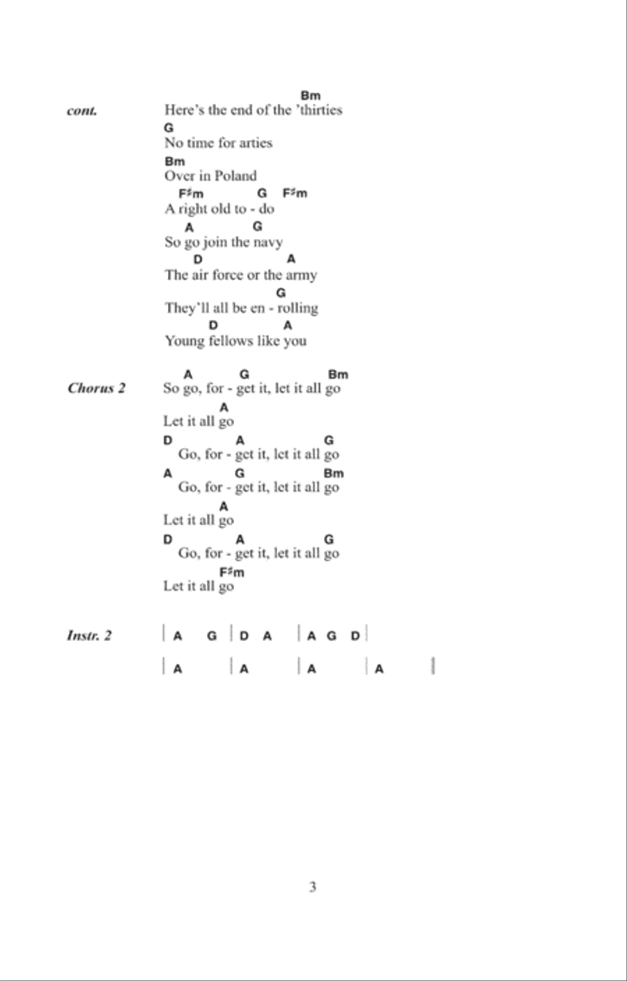 Let It All Go Acoustic Guitar scores gallery preview page 3
