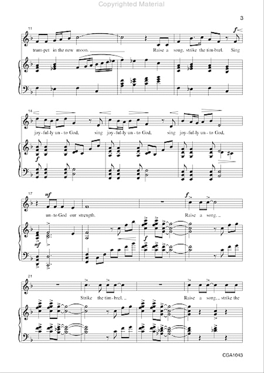 Raise a Song Raise a Song Unison Choir scores gallery preview page 3