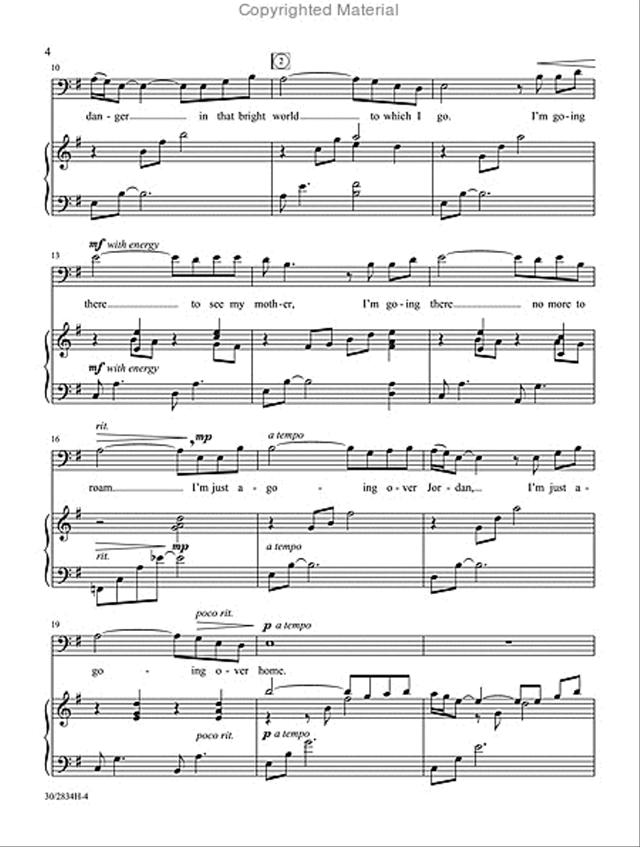Songs of the Wayfarer - Medium-high Voice High Voice scores gallery preview page 3