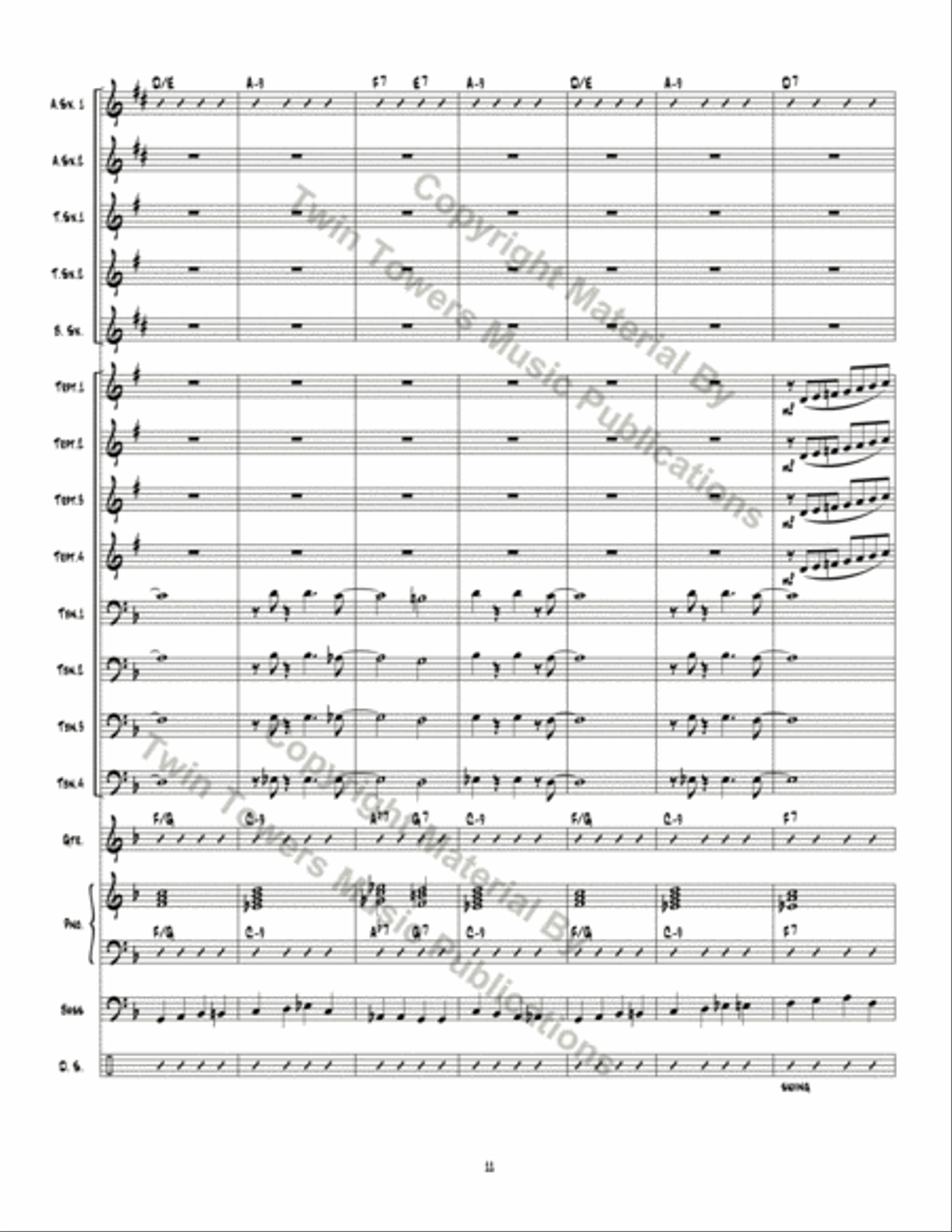 Nerve Damage Jazz Ensemble scores gallery preview page 12