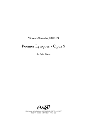 Poemes lyriques, Opus 9 (No.1 to 6)