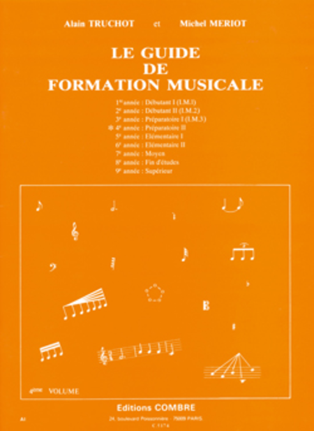 Guide de formation musicale - Volume 4 - preparatoire 2