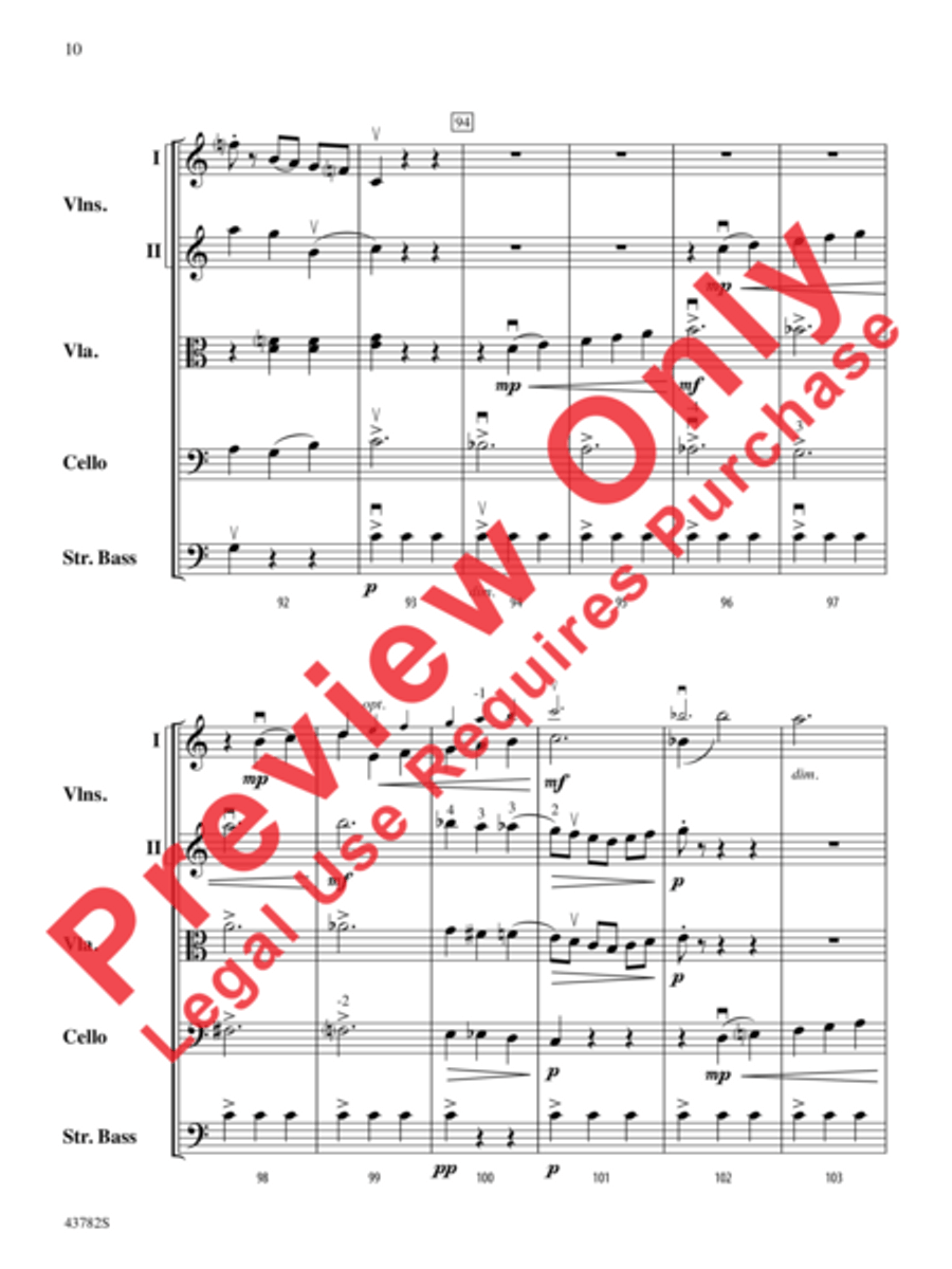 Waltzer Waltzer String Orchestra scores gallery preview page 11