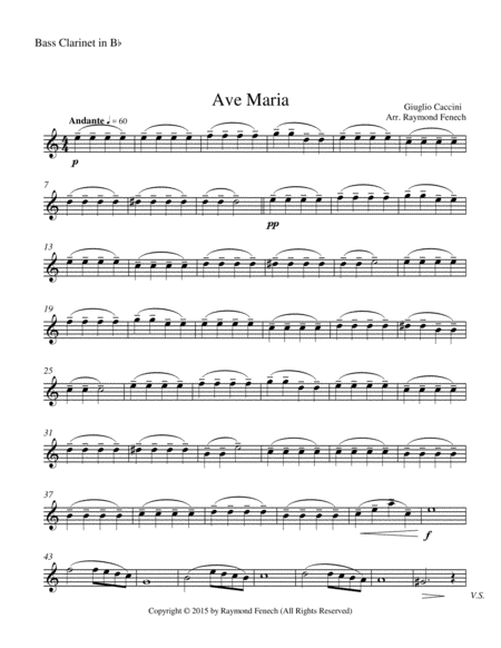 Ave Maria (Giulio Caccini) - Soprano and Concert Band image number null