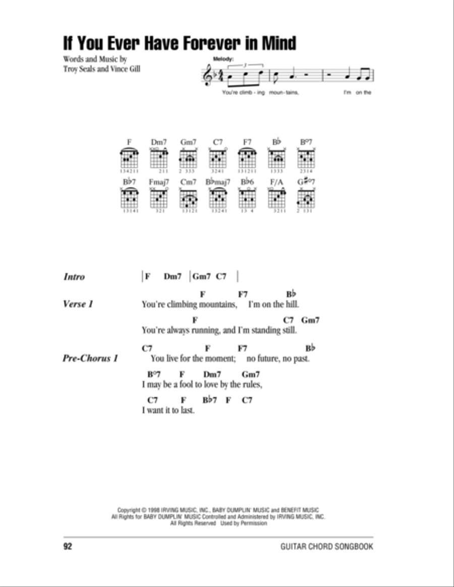 If You Ever Have Forever In Mind Electric Guitar scores gallery preview page 1