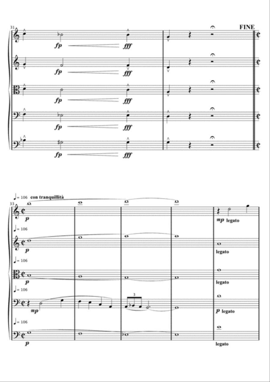 Omnia Fugiunt String Quintet scores gallery preview page 5