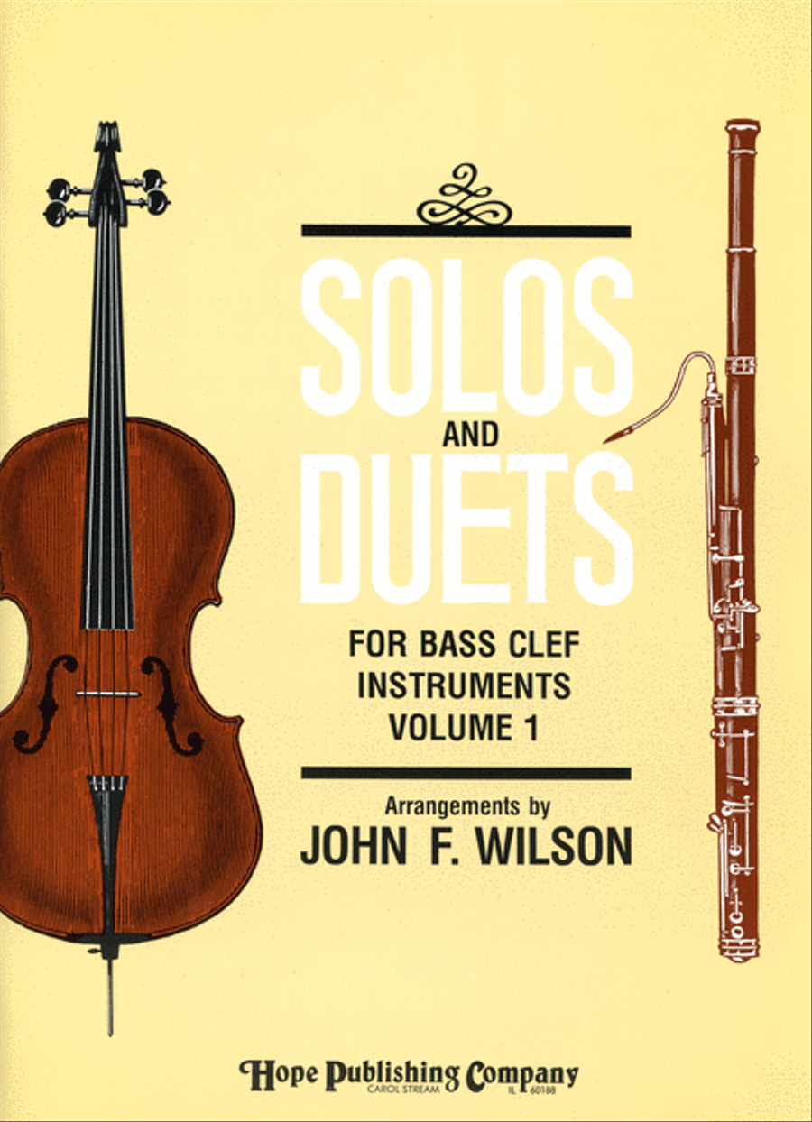 Solos and Duets - for Bass Clef Instruments (Volume I) Piano Accompaniment scores gallery preview page 1