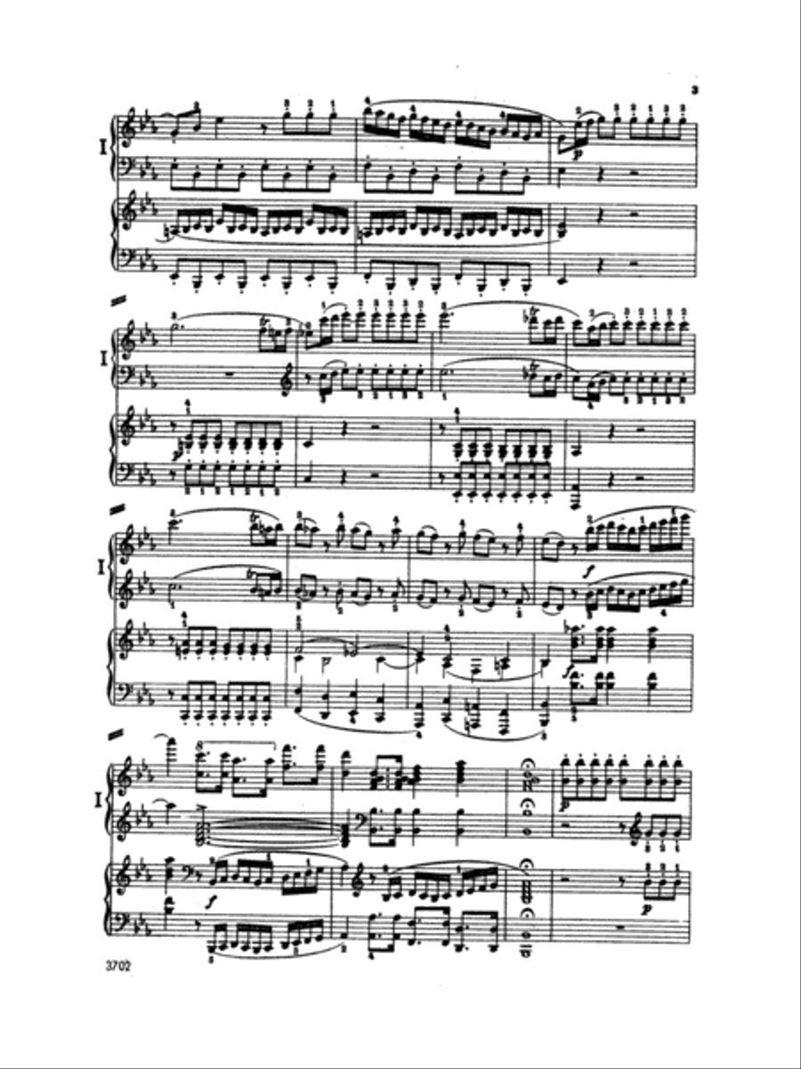 Mozart: Piano Concerto No. 10 in E flat Major for Two Pianos, K. 365 2 Pianos, 4-Hands scores gallery preview page 3