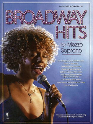 Book cover for Broadway Hits for Mezzo Soprano