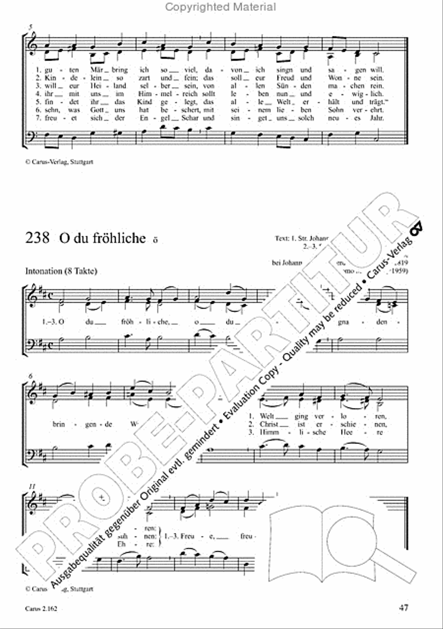 Chorbuch Gotteslob SAM 3-Part scores gallery preview page 48