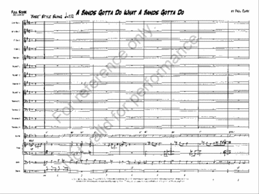 A Band's Gotta Do What A Band's Gotta Do! Jazz Ensemble scores gallery preview page 2