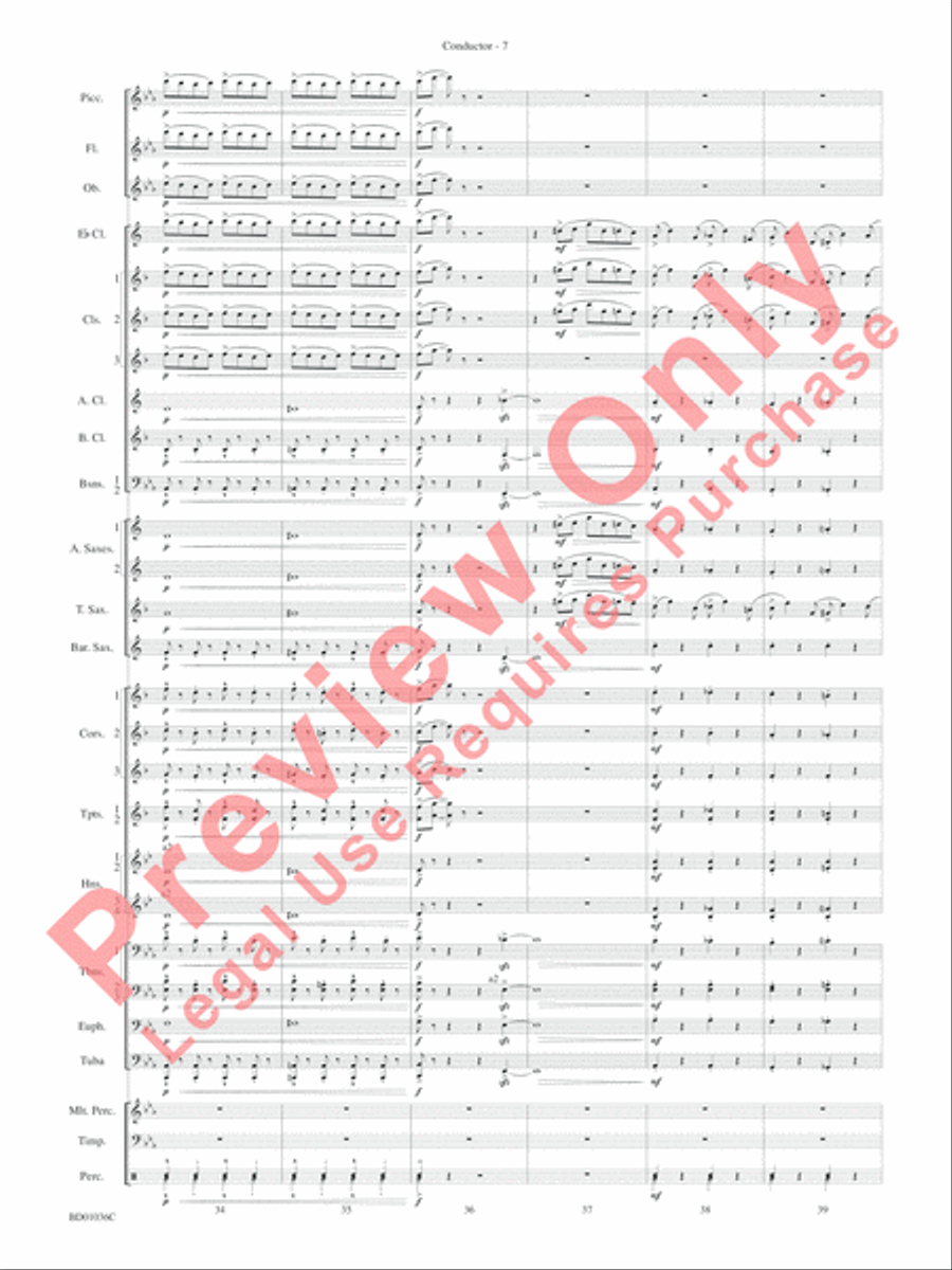 Fiddle-Faddle Concert Band scores gallery preview page 9