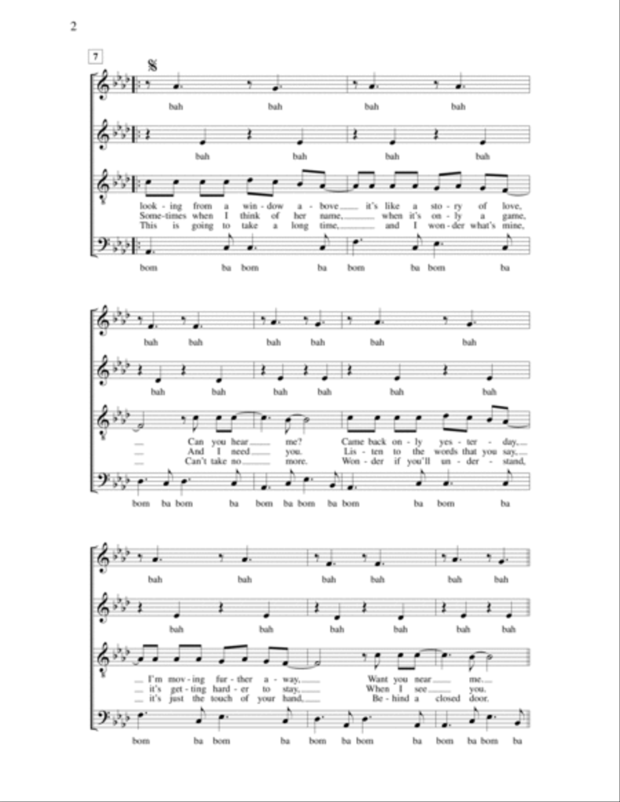 Only You 4-Part scores gallery preview page 2