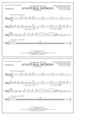 Book cover for (You Make Me Feel Like) A Natural Woman (Pre-Opener) (arr. Jay Dawson) - Trombone 2