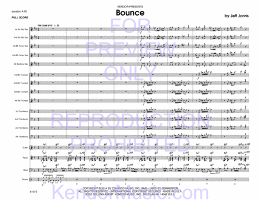 Bounce Jazz Ensemble scores gallery preview page 2