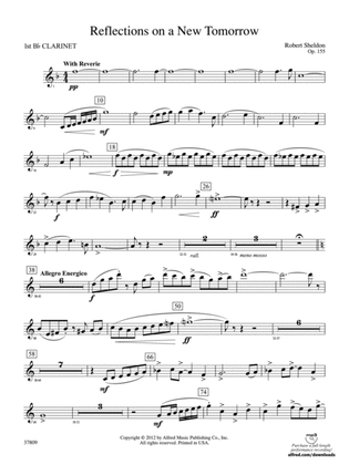 Reflections on a New Tomorrow: 1st B-flat Clarinet