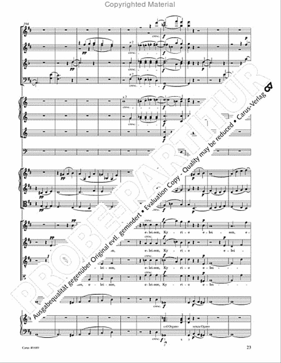 Missa solemnis Missa solemnis 4-Part scores gallery preview page 39