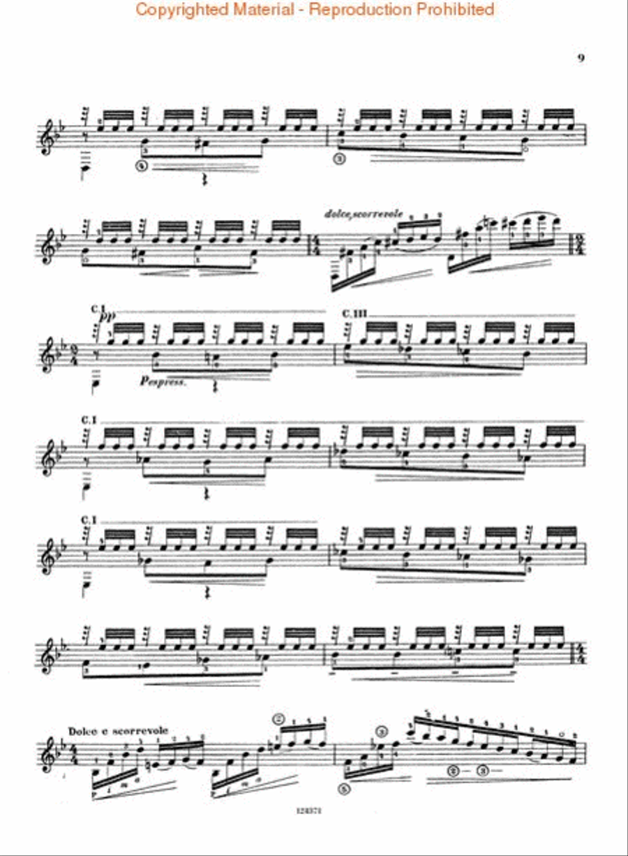 Capriccio Diabolico (Homage to Paganini) Acoustic Guitar scores gallery preview page 3